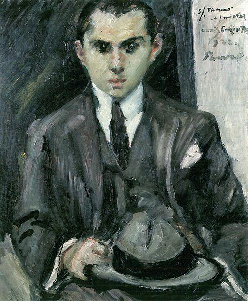 Thomas mit Hut in der Hand, Lovis Corinth